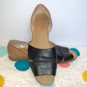 Franco Sarto Peeptoe Flats